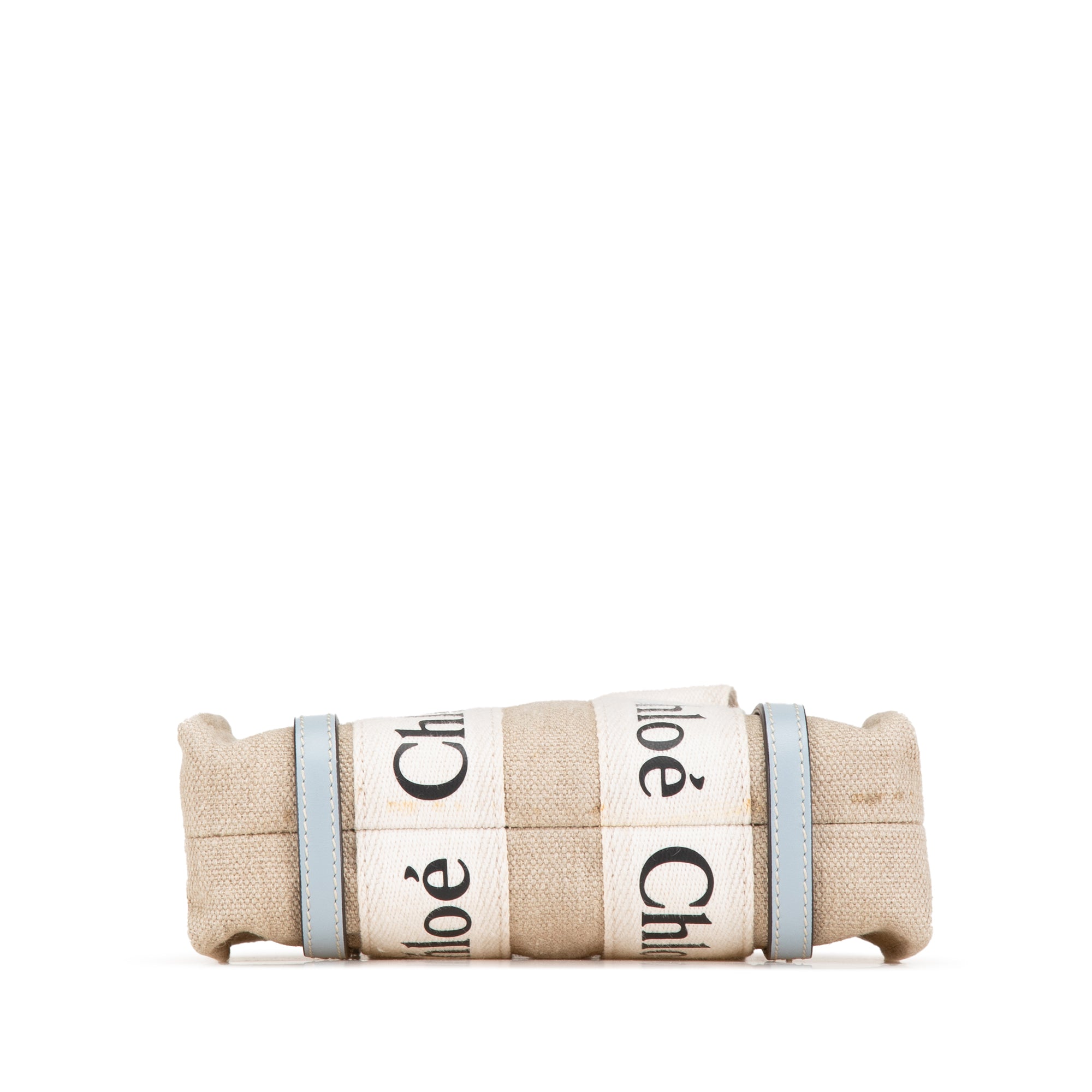 Chloé | Pre-Owned Mini Canvas Woody Satchel | Brown