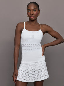 Fitted Tank | White