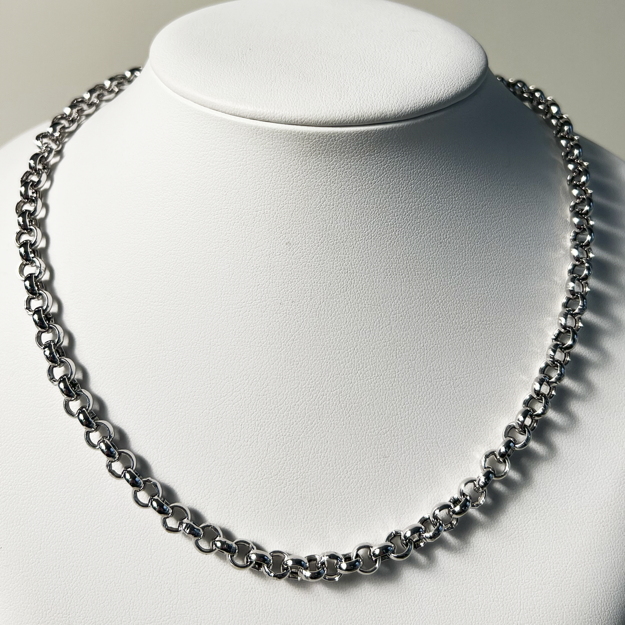 Silver Rolo Necklace | Sterling Silver