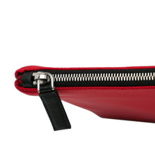Prada | Pre-Owned Tessuto Soft Zip Clutch | Red