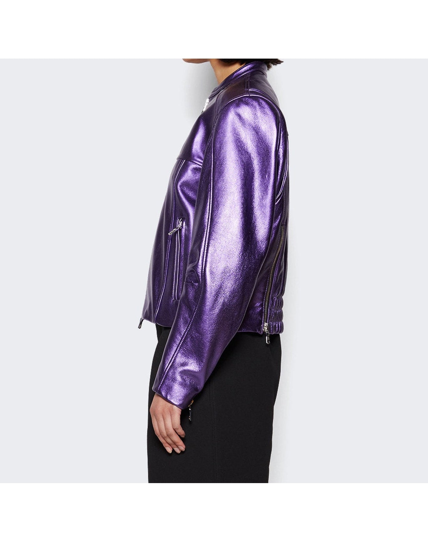 LaQuan Smith | Women | Bomber Jacket | Grape