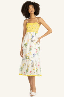 Finley Dress | Yellow Vintage x Border