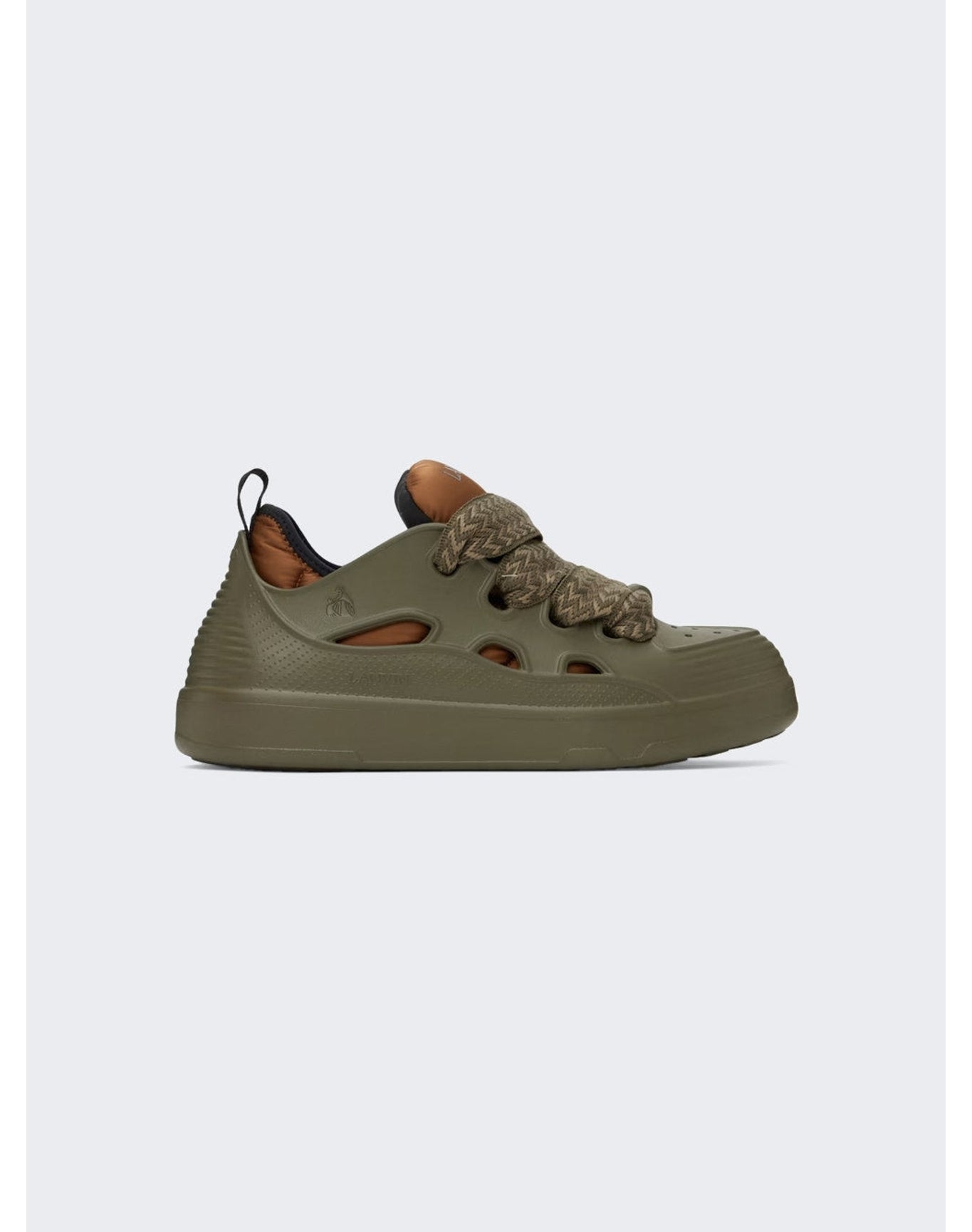 Lanvin | Men | Curb Block Molded Eva Sneakers | Taupe