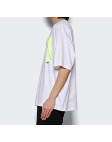 Lanvin | Men | Curb Embroidered T-shirt | Optic White