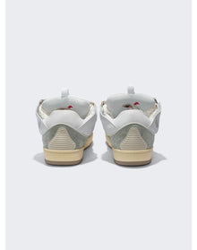Lanvin | Men | Exclusive Curb Sneakers | White x Jade