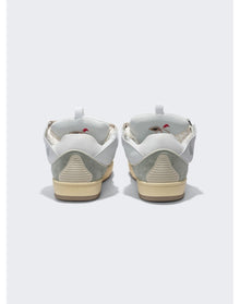 Lanvin | Men | Exclusive Curb Sneakers | White x Jade