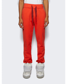 Lanvin | Men | Lace Curb Jogging Pants | Poppy Red