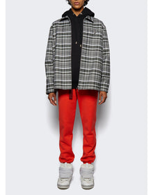Lanvin | Men | Lace Curb Jogging Pants | Poppy Red