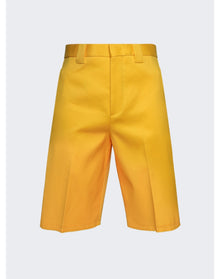 Lanvin | Men | Tailored Shorts With Pocket | Sunflower Yellow