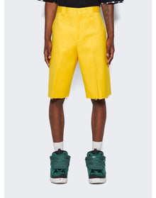 Lanvin | Men | Tailored Shorts With Pocket | Sunflower Yellow