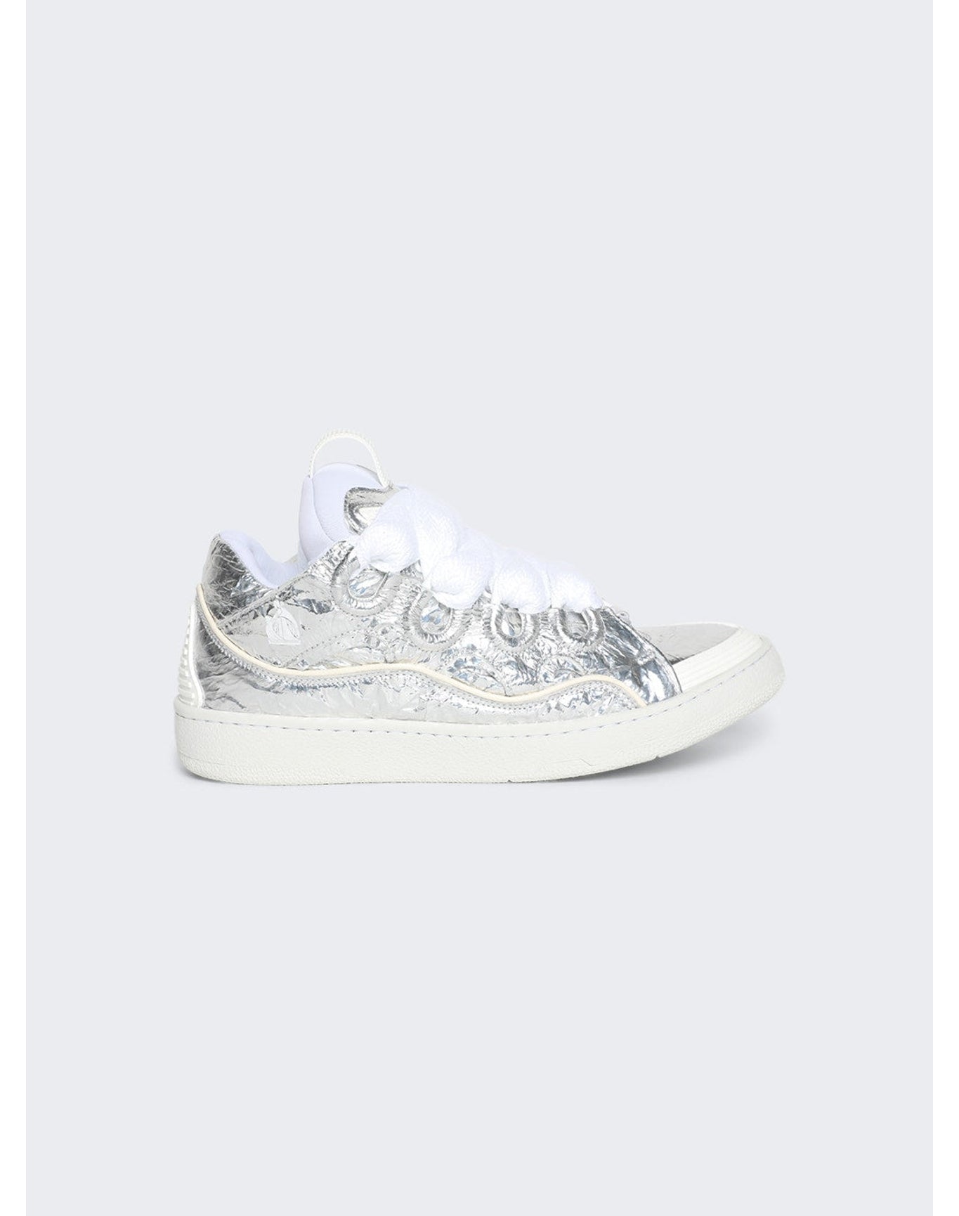 Lanvin | Women | Curb Sneakers | Silver