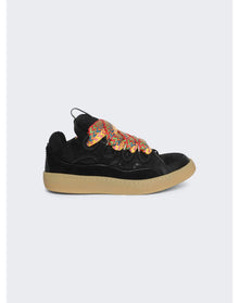 Lanvin | Women | Leather Curb Sneakers | Black