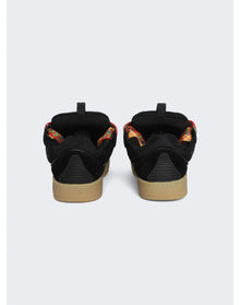 Lanvin | Women | Leather Curb Sneakers | Black