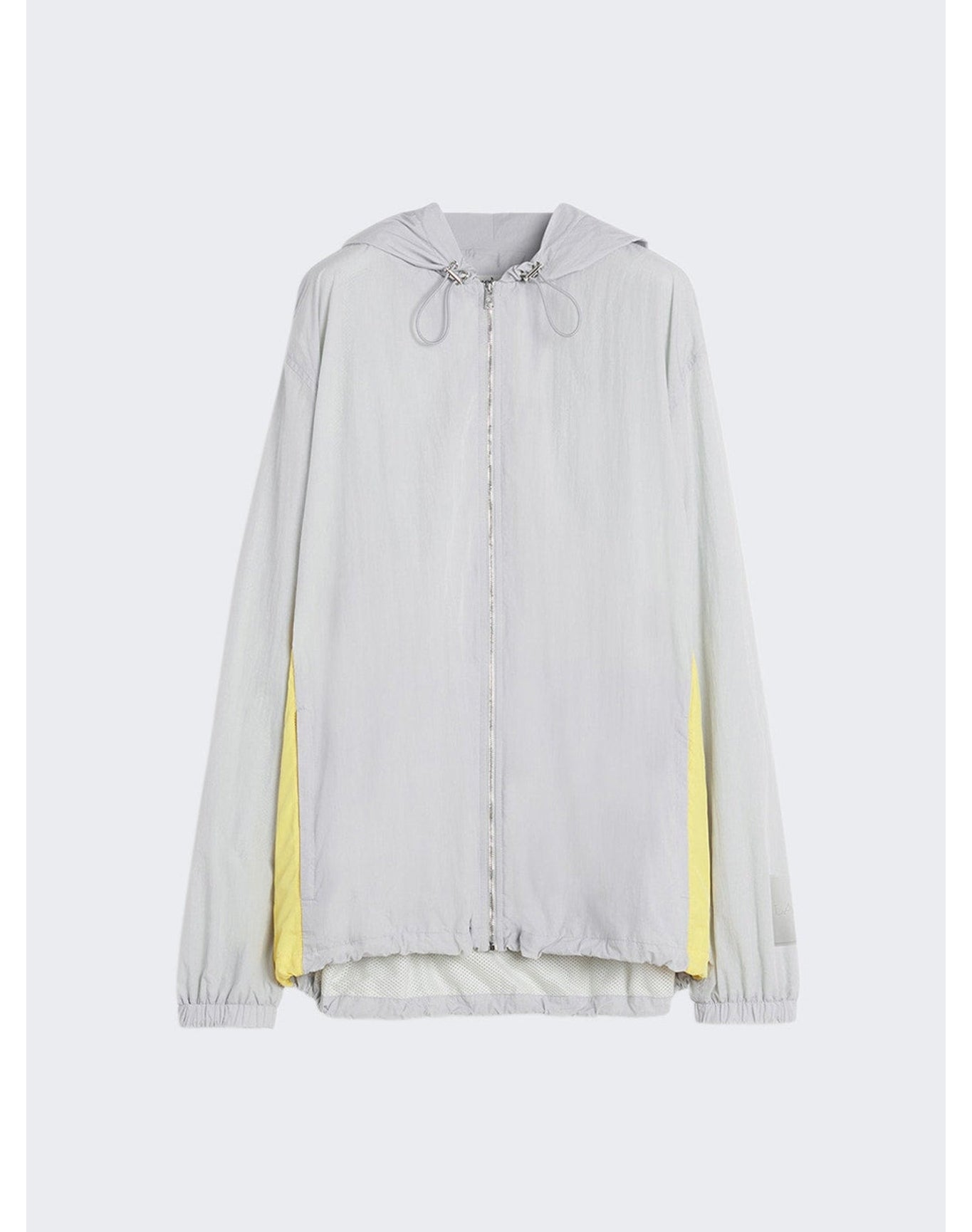 Lanvin x Future | Men | Zipped Nylon Hoodie | Eagle Grey