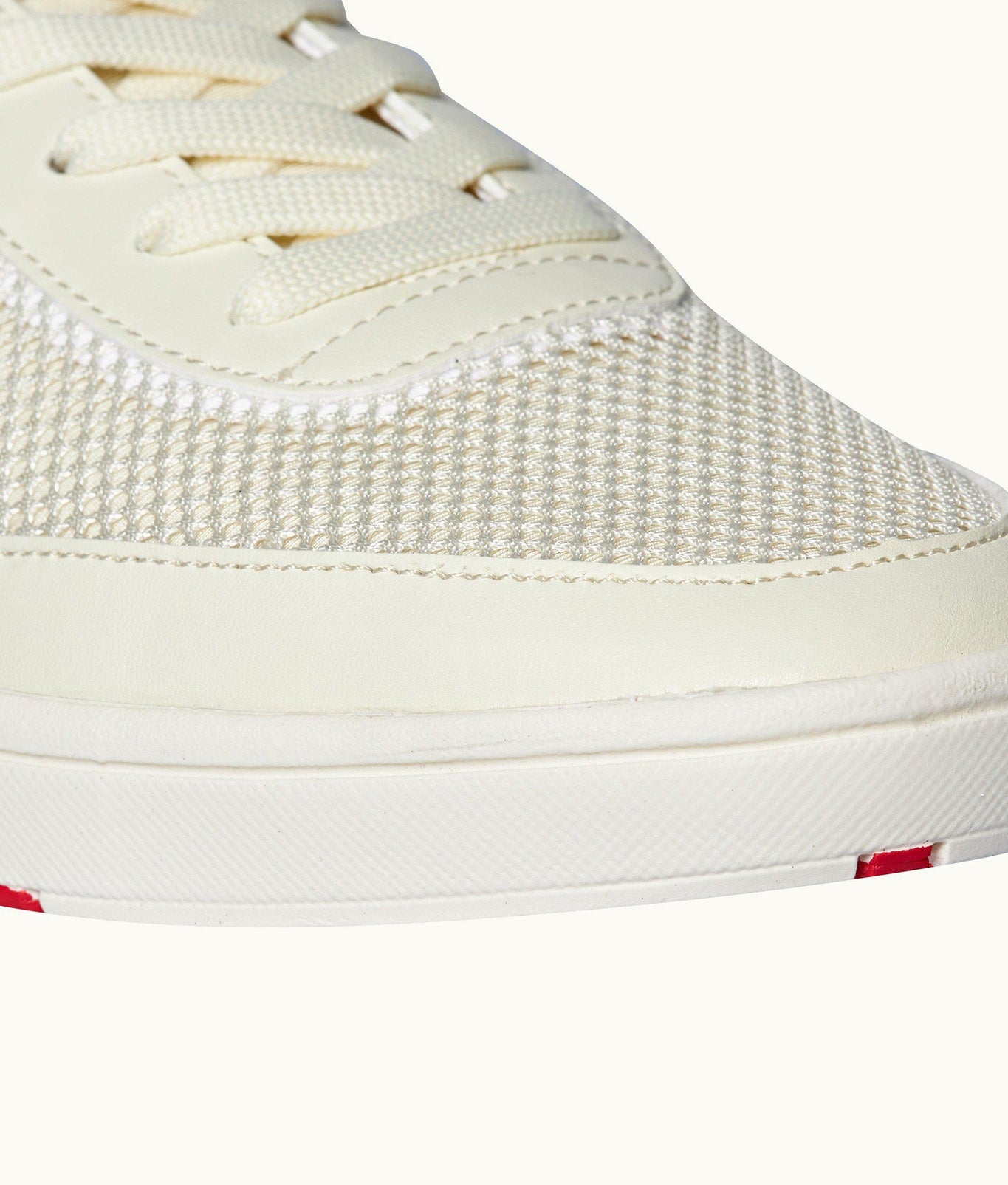 Larson O.B Stripe You Can Swim In Shoes | White/Orange