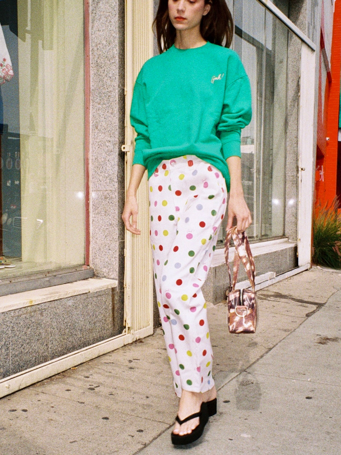 Organic Fleece Sweatshirt | Basil