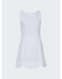 Lisa Marie Fernandez | Women | Scallop Mini Dress With Shorts | White