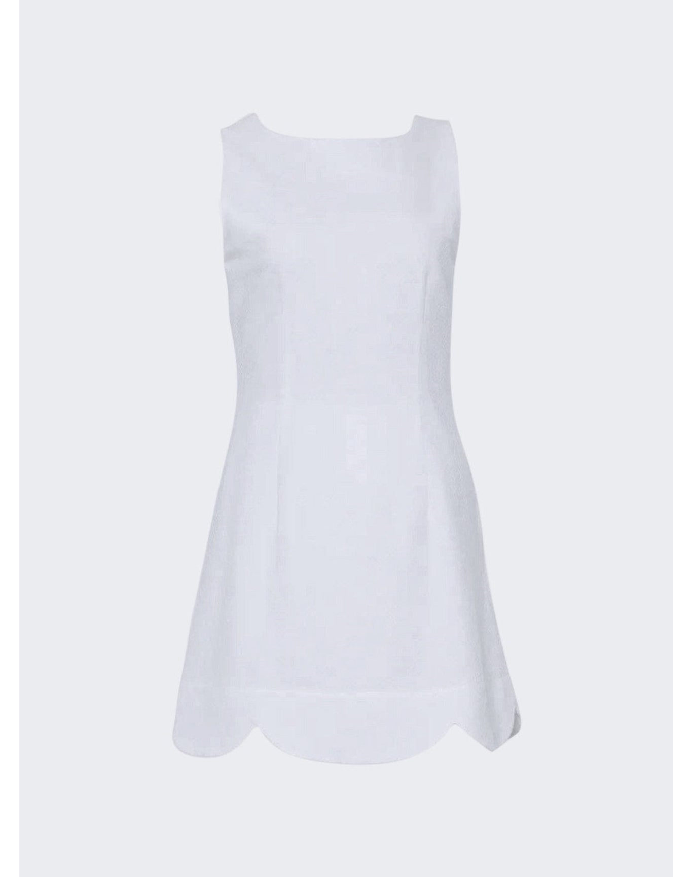 Lisa Marie Fernandez | Women | Scallop Mini Dress With Shorts | White
