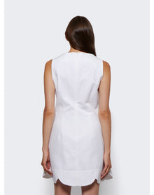 Lisa Marie Fernandez | Women | Scallop Mini Dress With Shorts | White