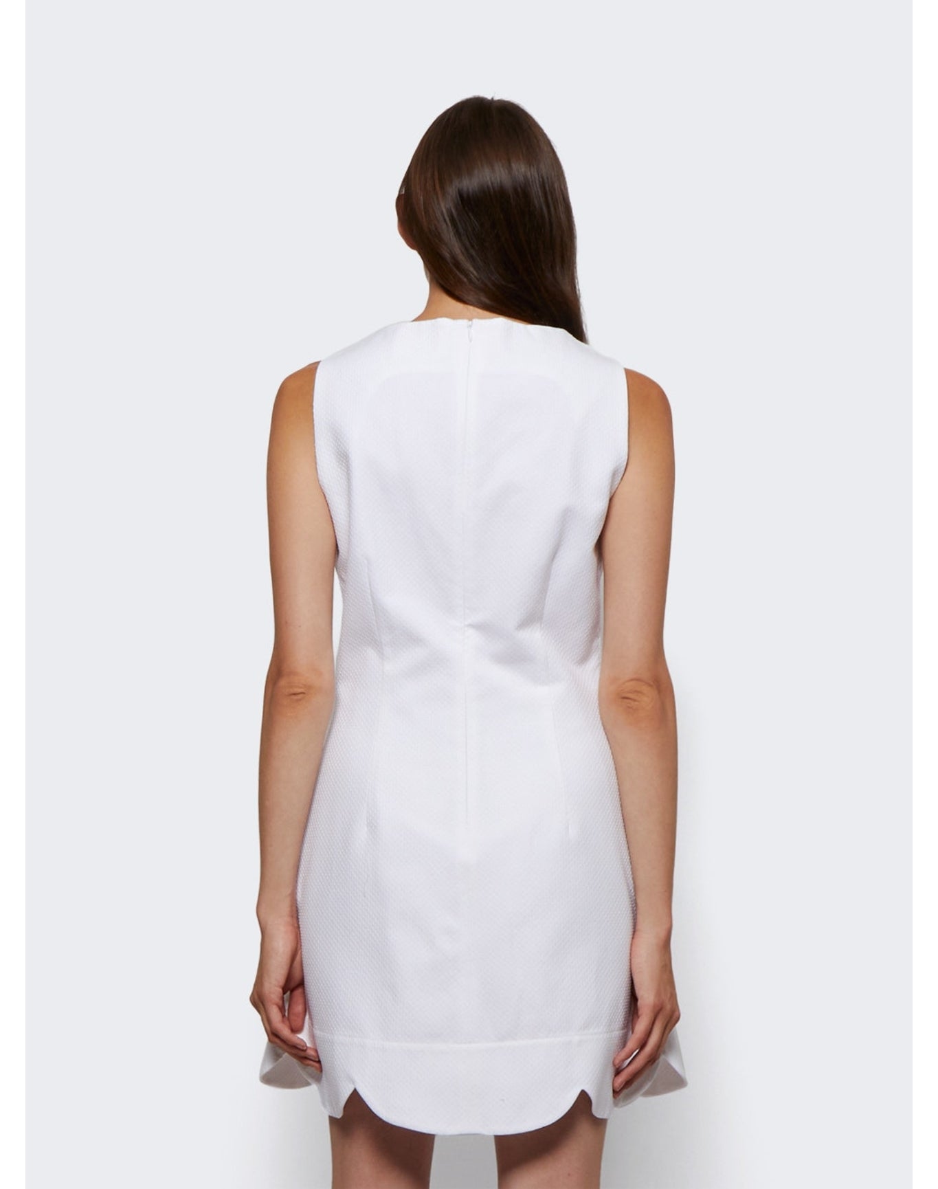 Lisa Marie Fernandez | Women | Scallop Mini Dress With Shorts | White