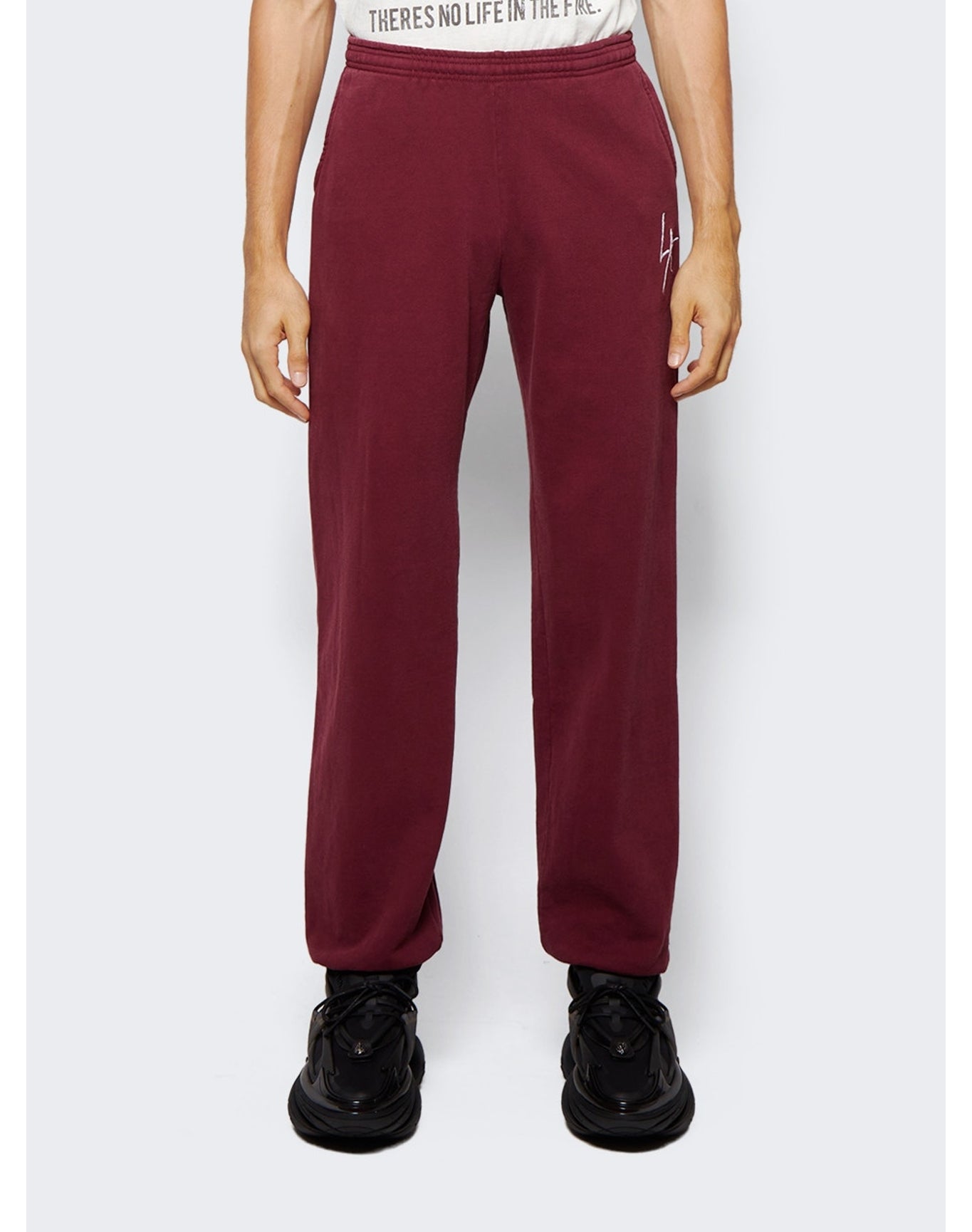 Local Authority | Men | La Slash Fleece Pant | Red