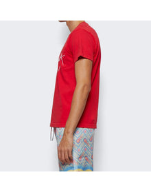Local Authority | Men | La Slash Pocket Tee | Red