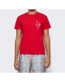 Local Authority | Men | La Slash Pocket Tee | Red