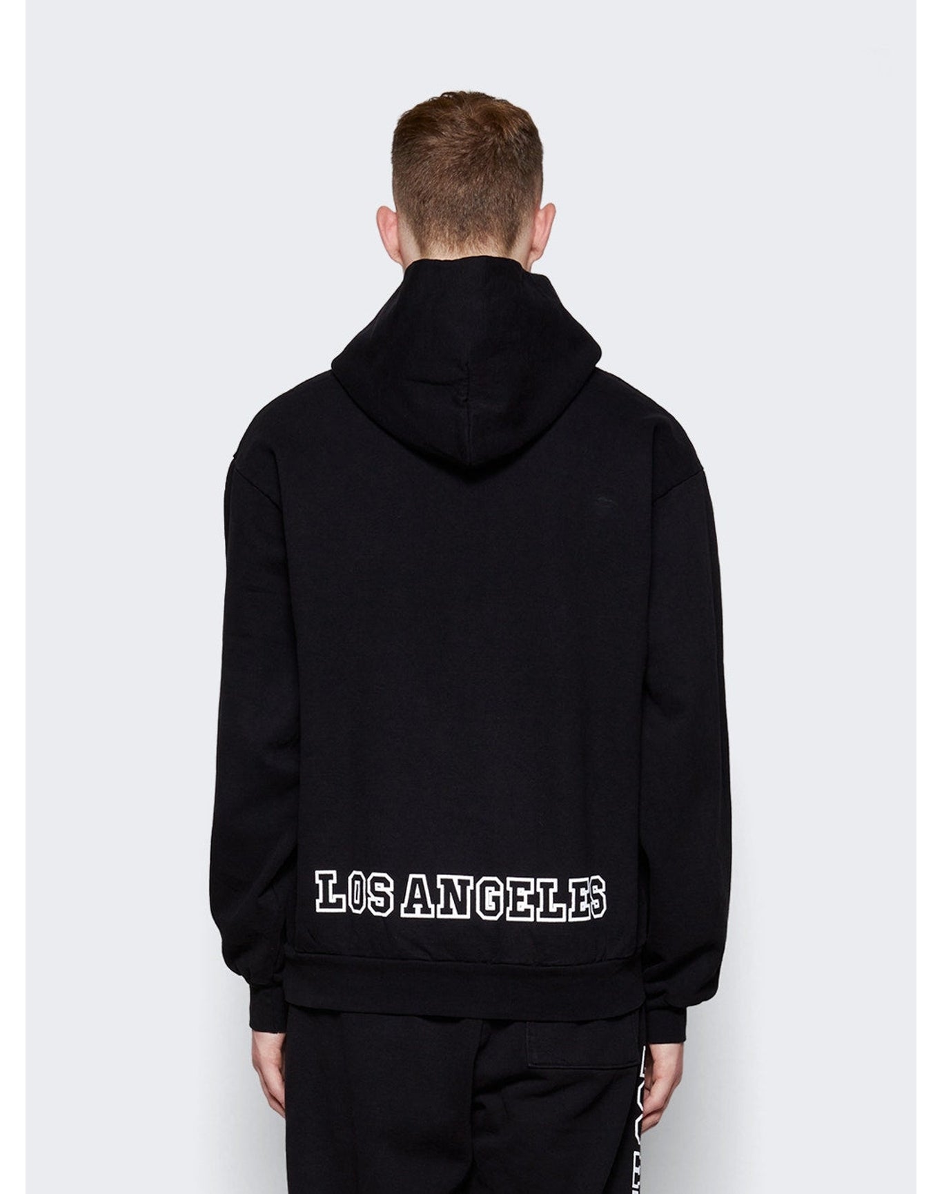 Local Authority | Men | Mischief Shield Fleece Hoodie | Washed Black