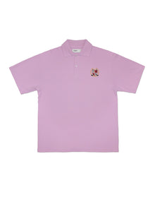 Local Authority x Swingers Club | Men | Crest Polo Shirt | Hibiscus