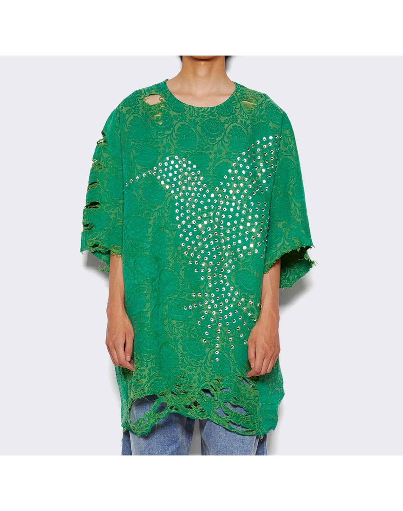 Loewe | Men | Embellished Tee | Green