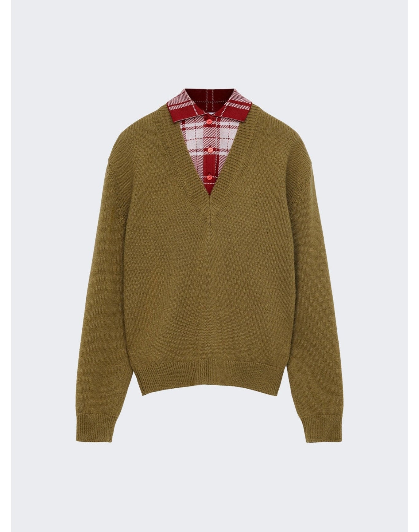 Loewe | Women | Trompe L'oeil Sweater | Green