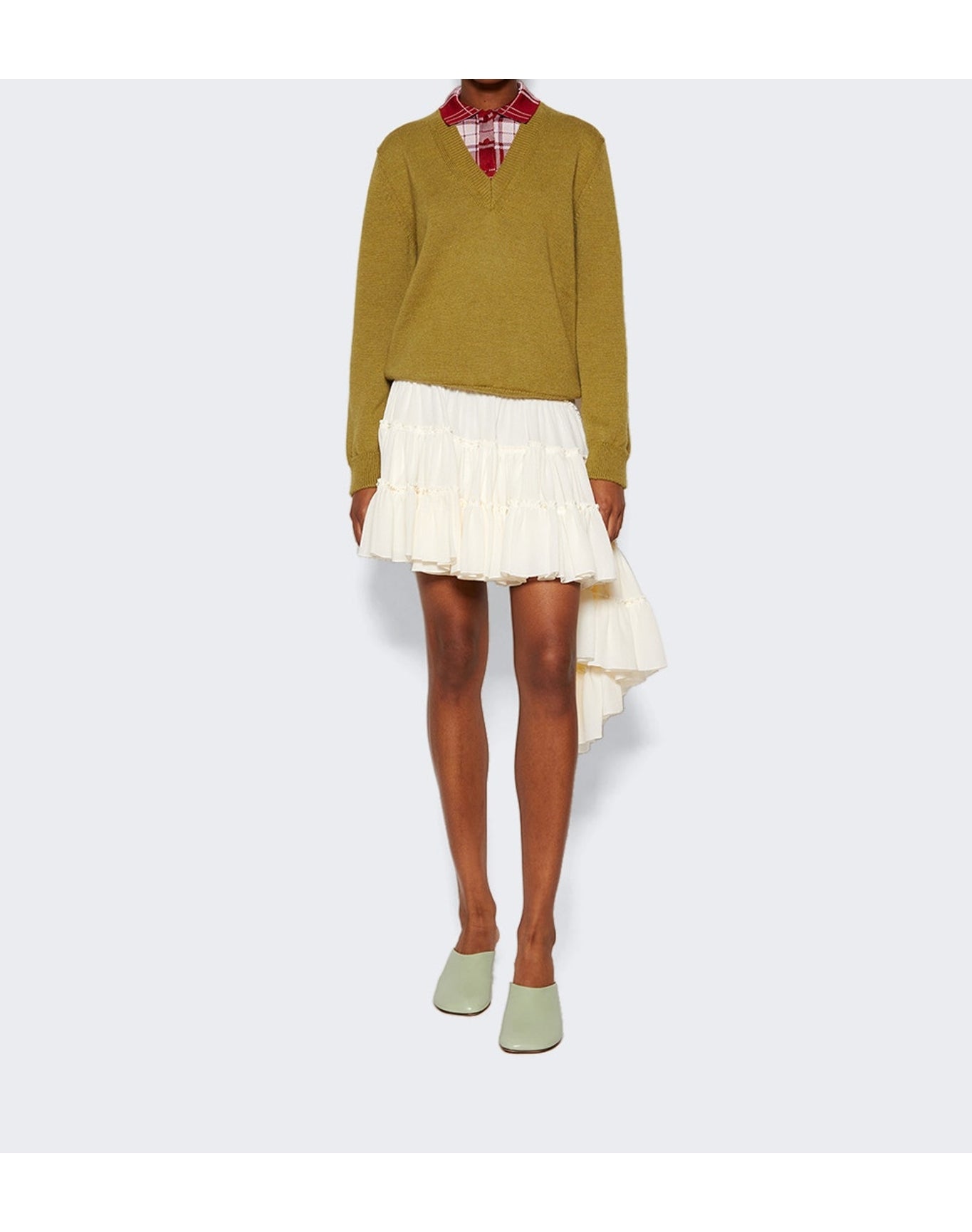 Loewe | Women | Trompe L'oeil Sweater | Green