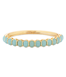 Lillian Bangle Bracelet in Aqua - Loren Hope