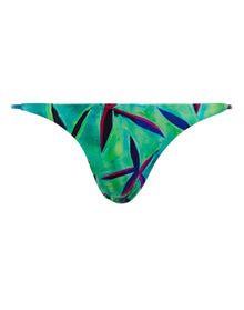 Louisa Ballou | Women | Mini Ring Bikini Bottoms | Starfish Green