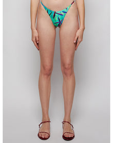 Louisa Ballou | Women | Mini Ring Bikini Bottoms | Starfish Green