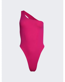 Louisa Ballou | Women | Plunge Swimsuit | Hot Pink