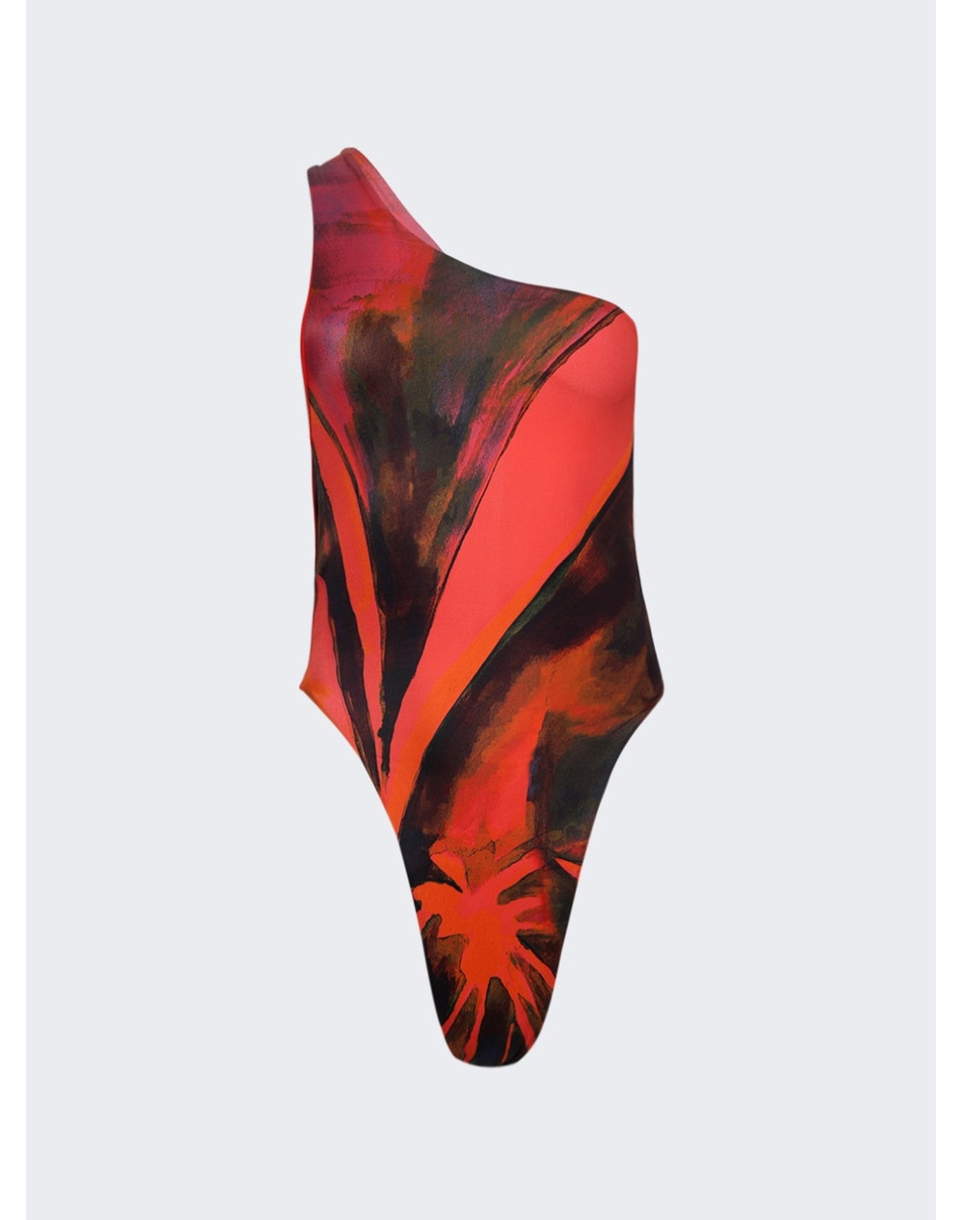Louisa Ballou | Women | Plunge Swimsuit | Queens Gambit Red