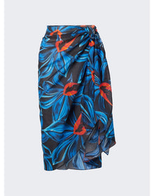 Louisa Ballou | Women | Sarong With Ties | Night Blooming Orchid