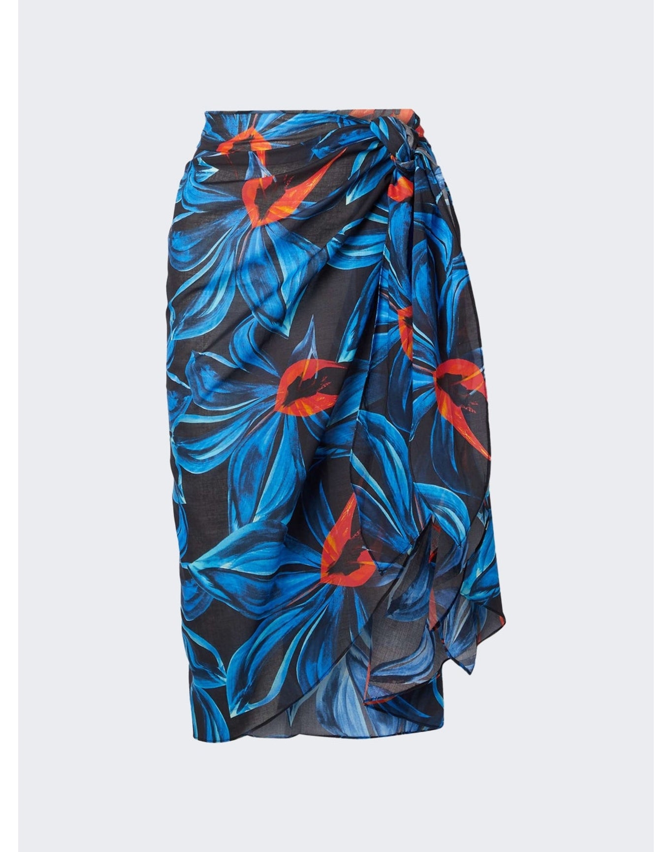 Louisa Ballou | Women | Sarong With Ties | Night Blooming Orchid