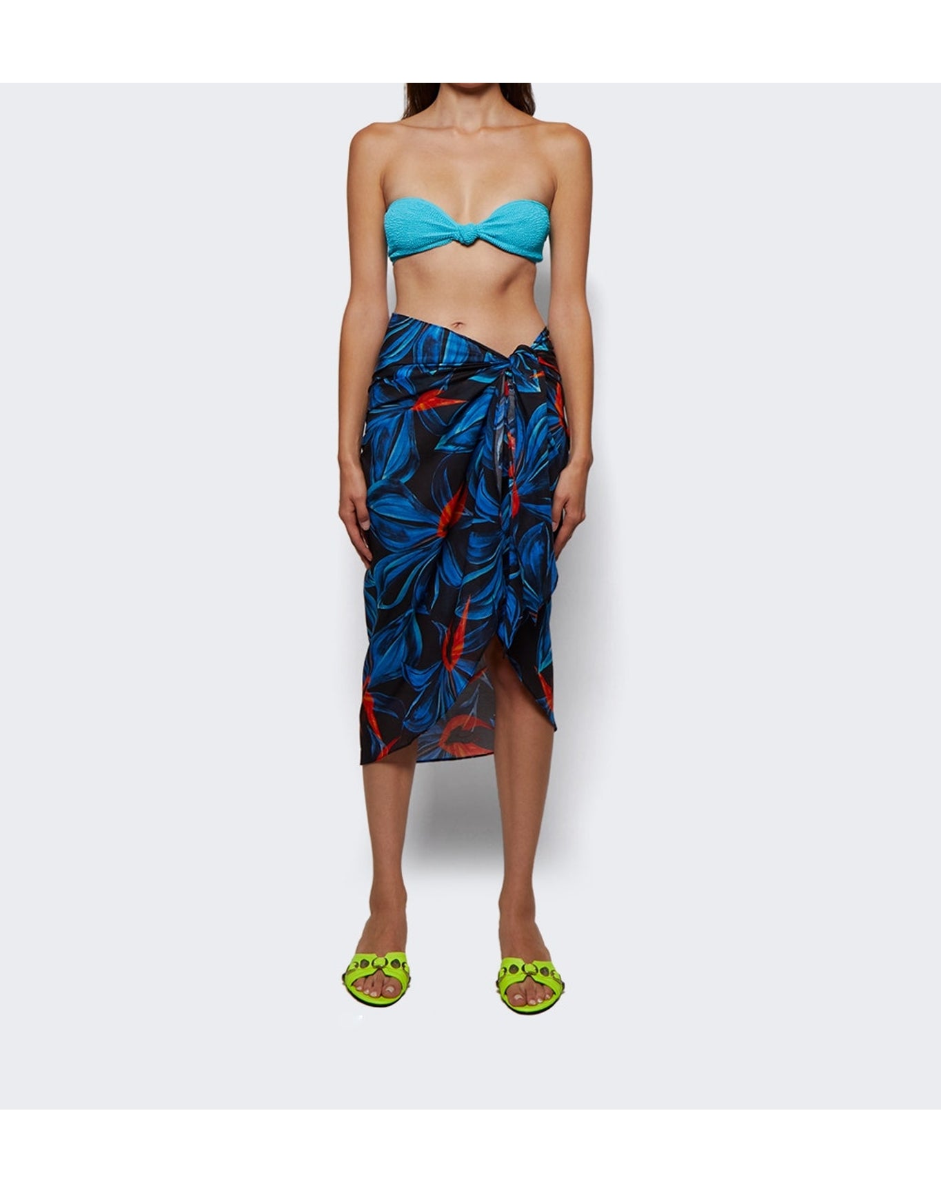 Louisa Ballou | Women | Sarong With Ties | Night Blooming Orchid