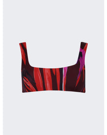 Louisa Ballou | Women | Scoop Neck Bikini Top | Red Raven