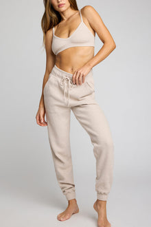 Waffle Knit Jogger | Sand
