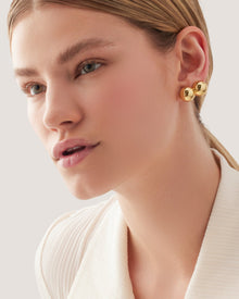 Lyra Climber Earrings | 14K Gold Dipped Brass