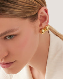 Lyra Climber Earrings | 14K Gold Dipped Brass