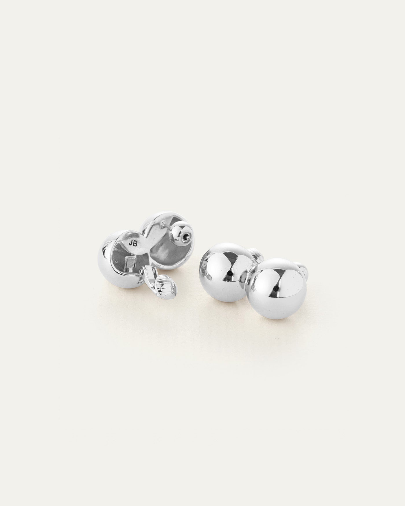 Lyra Climber Earrings | Silver Dipped Brass