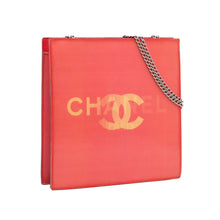 Chanel | Pre-Owned Holographic Chain Shoulder Bag | Red