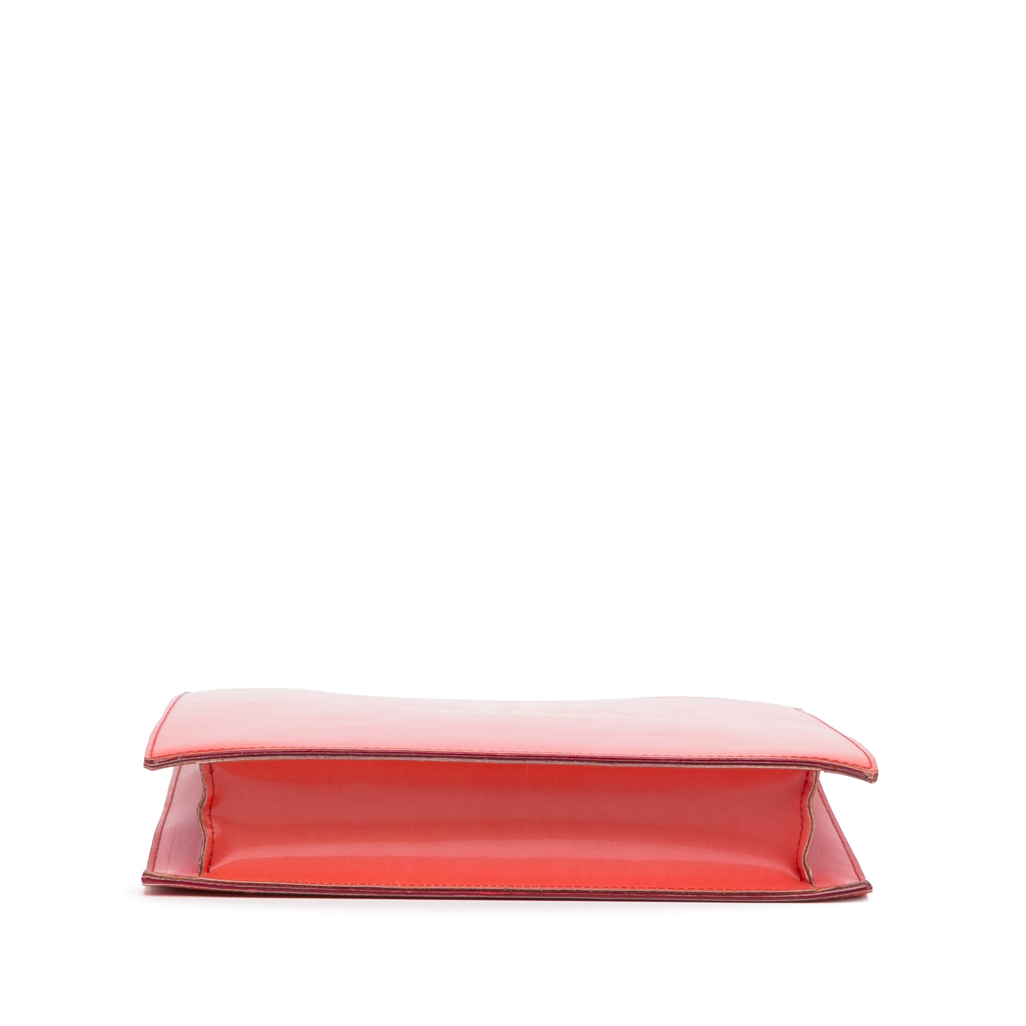 Chanel | Pre-Owned Holographic Chain Shoulder Bag | Red