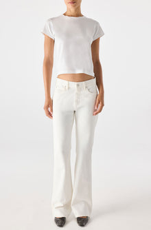 AMO Denim | Marcenia Boot in Eggshell