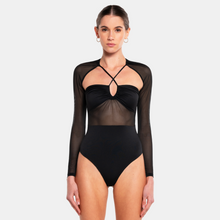 OW Collection Margot Bodysuit | Black Caviar