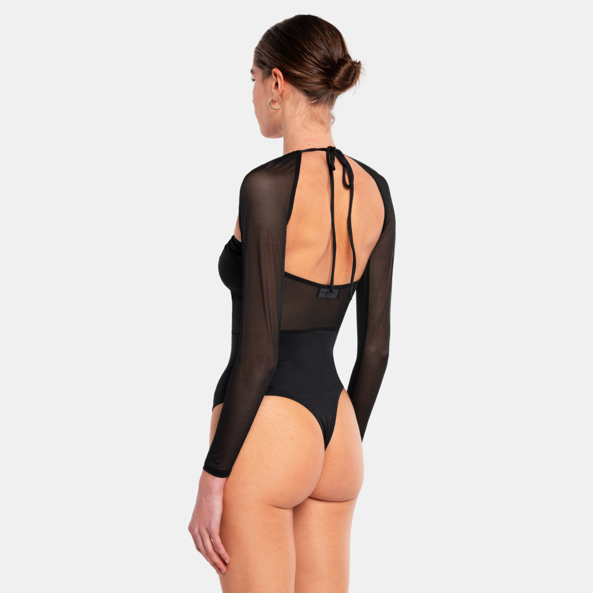 OW Collection Margot Bodysuit | Black Caviar